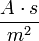  \frac{A\cdot s}{m^2} 