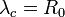 \lambda_c=R_0